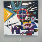 Target and Explosion | Scott Vaughn Owen Painting