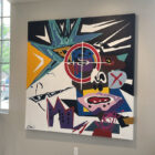 Target and Explosion | Scott Vaughn Owen Painting