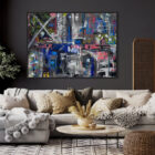 Landscape from a Birds Eye View Painting | Scott Vaughn Owens