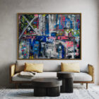 Landscape from a Birds Eye View Painting | Scott Vaughn Owens