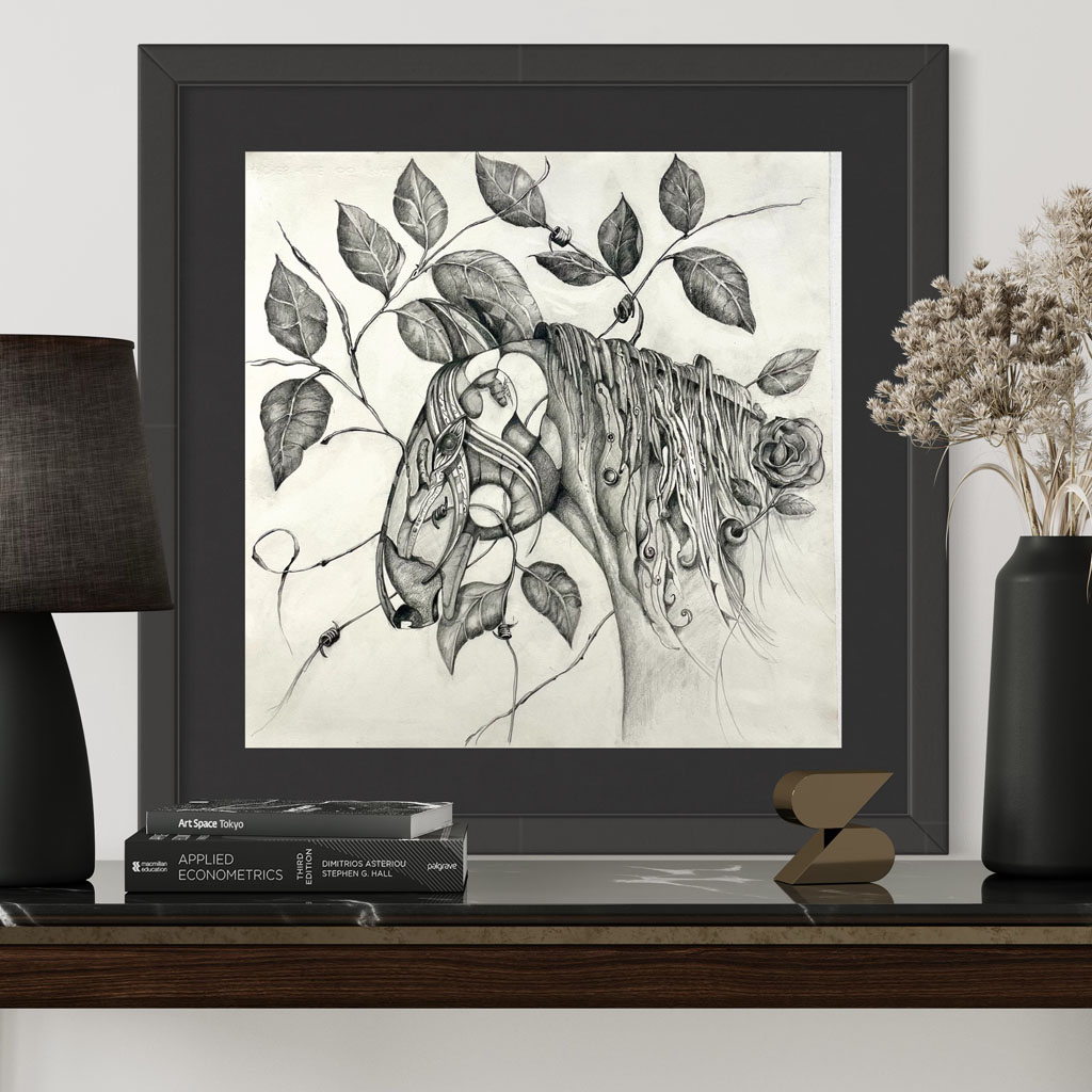 Graphite Horse Drawing | Scott Vaughn Owens Graphite Horse Drawing | Scott Vaughn Owens