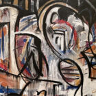 Distressed Abstract Painting | Scott Vaughn Owens