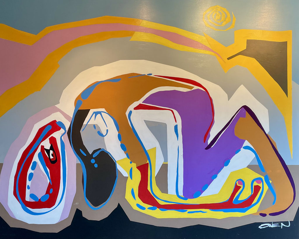 Man in Desert | Scott Vaughn Owen Painting Man in Desert | Scott Vaughn Owen Painting